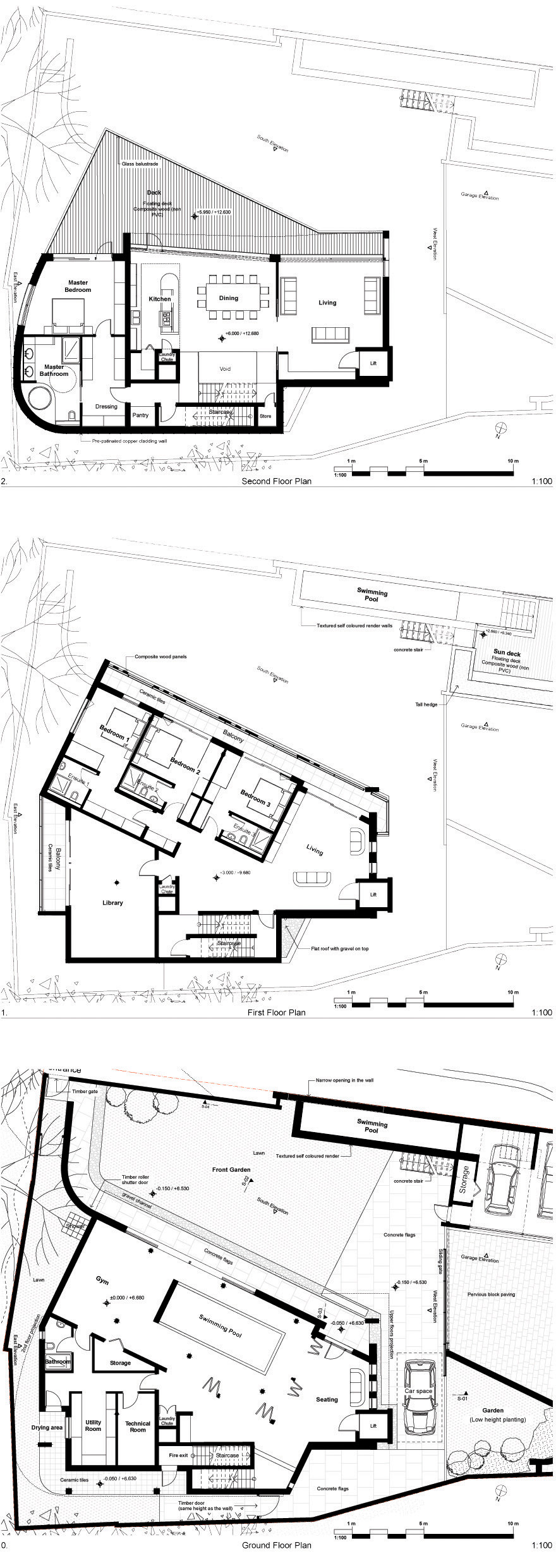 plans and elevations